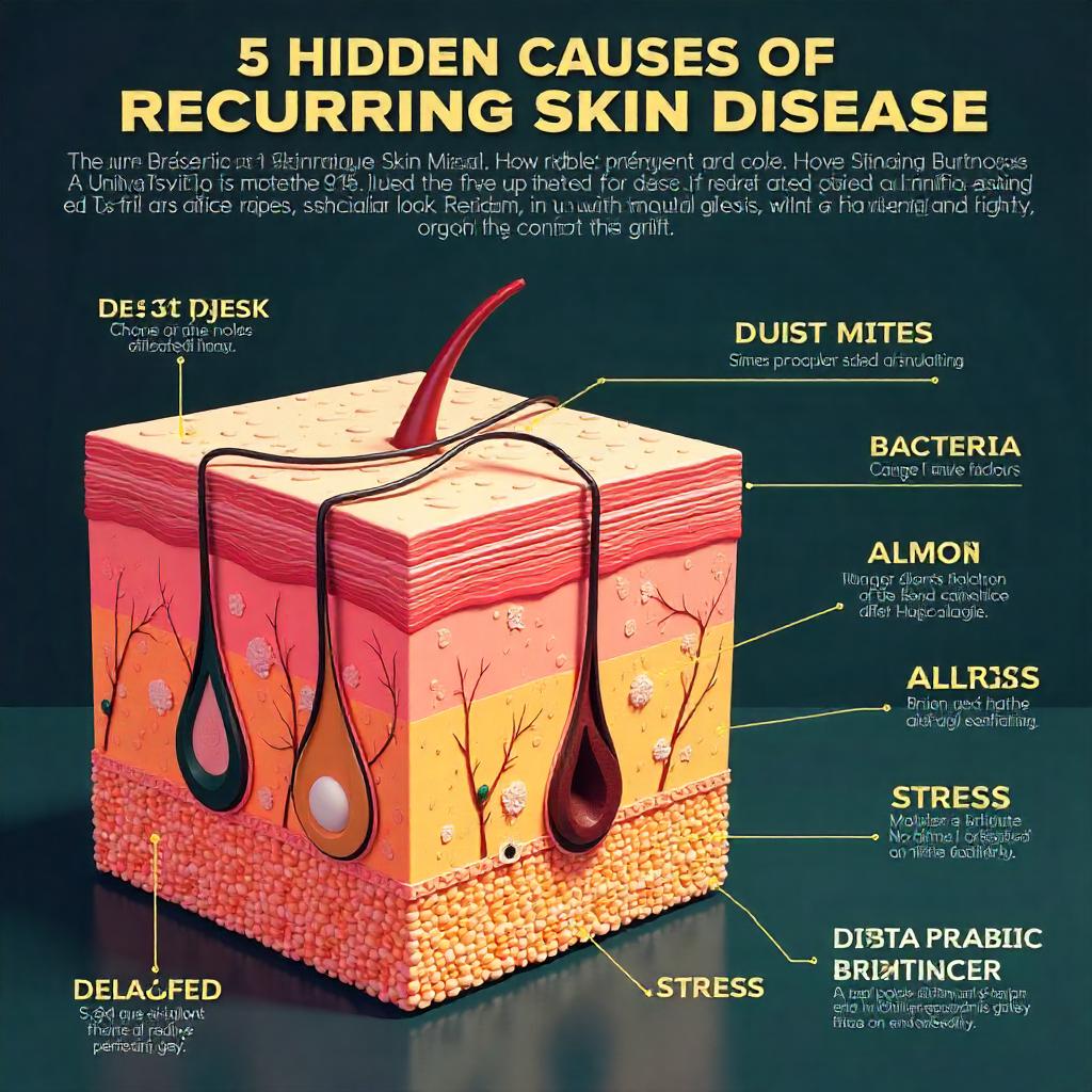চর্মরোগ বারবার ফিরে আসছে? জেনে নিন এর পেছনের ৫টি গোপন কারণ